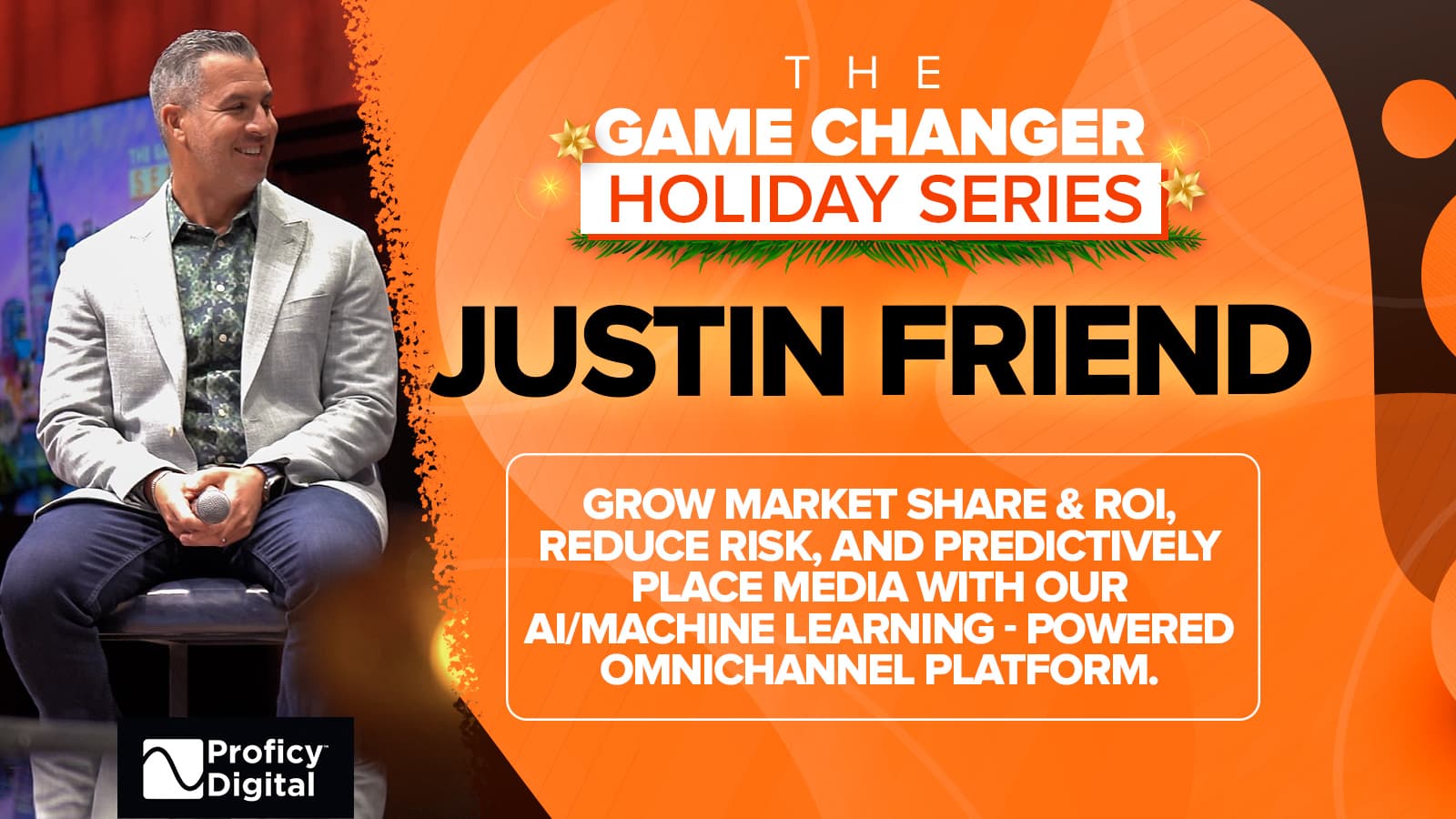 Webinar banner featuring guest speaker Justin Friend